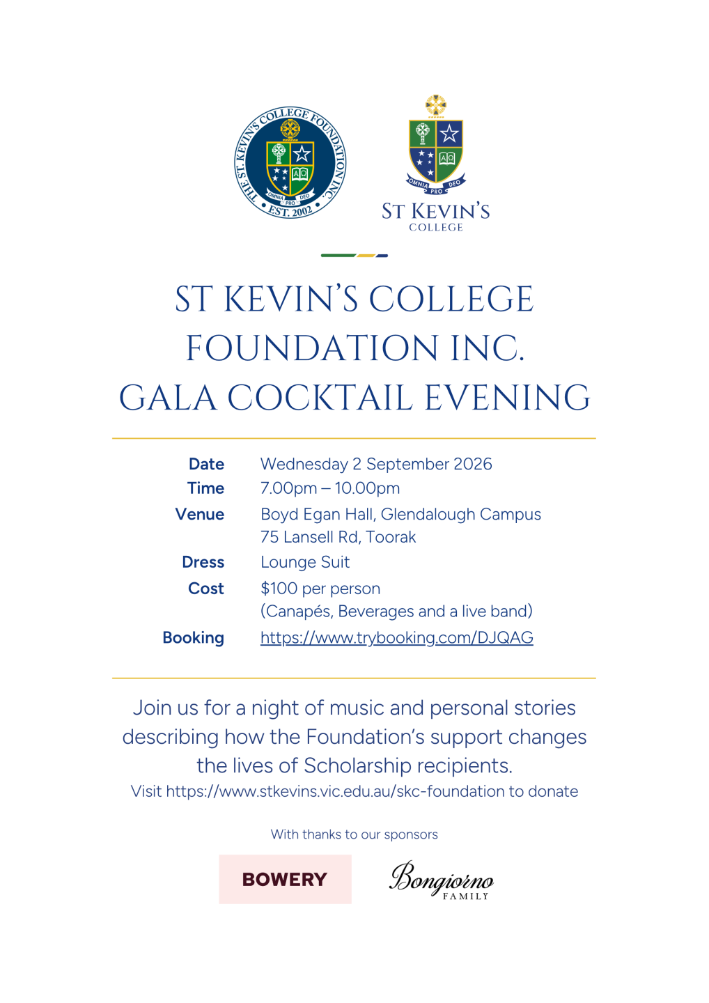 Foundation 2025 Cocktail Evening invitation only 4